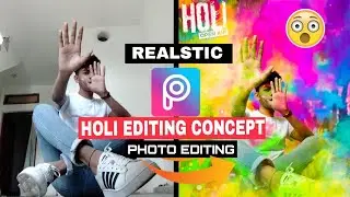 HOLI PHOTO EDITING TUTORIAL 2021 || PICSART HAPPY HOLI PHOTO EDITING 2021