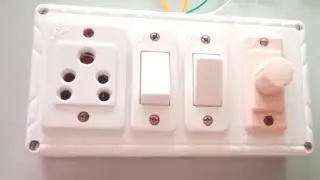 2 Switch, 1 Socket, 1 Fan Regulator Wiring Connection || Electricity Board Wiring