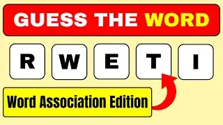 Guess The WORD | Scramble Word Challenge Round 23 By Mindful Mosaic 2.0 | Word Association Edition