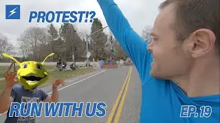 UCSC PROTEST?! | RUN WITH US THROUGH UCSC