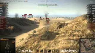 WOT: Sand River - IS-2 - 10 frags -
