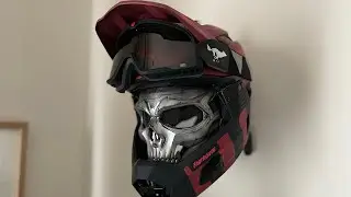 Bell Air R Skull Mask Helmet