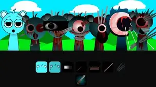 Every Sky from All Phase Singing Together | Incredibox Sprunki Phase 1 - 8