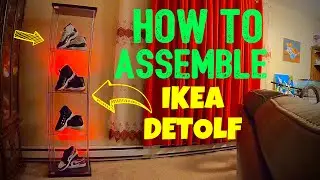 HOW TO ASSEMBLE AN IKEA DETOLF GLASS DOOR CABINET | TAGALOG VERSION