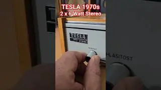 Vintage Tesla Volume Check: Satisfaction Guaranteed! 🔊 #shorts #amplifier