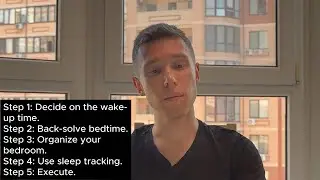 How to set up a sleep schedule. A step-by-step guide.