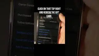How To Redeem An Apple (iTunes) Gift Card #shorts #tutorial #howto