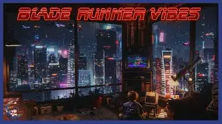 (No Ads) Retro Gaming in a Cozy Cyberpunk City 🌃 Blade Runner&ndash;Inspired Ambience (8H)