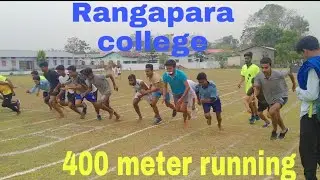 Rangapara college at college week 400 m running 2020