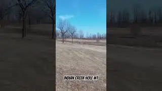 Indian Creek Hole #7 Slightly angled fairway all the way to the basket. You getting the 2?