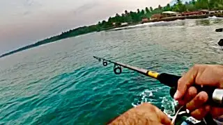Iniciando el año con buenas capturas / el último estuvo de locos… 🤯 #pesca #diversion #playa 