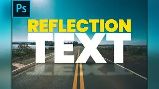 SIDA LOO SAMEYO TEXT REFLECTION | in Photoshop