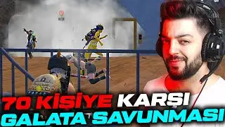 70 KİŞİYE KARŞI GALATA KULESİNDE EFSANE MÜCADELE - PUBG Mobile