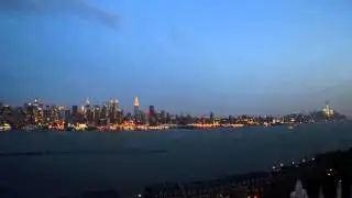 Time Lapse of Manhattan from  New Jersey
