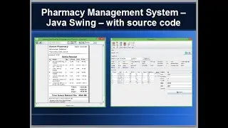 Pharmacy management system java swing with source code only $100