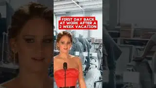 the 'after vacation' struggle is real 🥴😂 #work #meme #funny