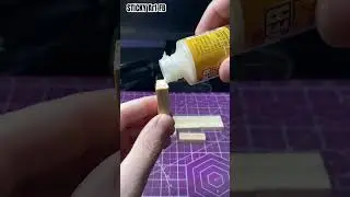 How to Make DIY Mini Long Bench Obstacle from Jenga Blocks #satisfying #diy #fingerboard
