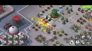 Attacking Operation Stronghold [Conveyor] with 8 [Level 20] Heavy Choppas | Boom Beach