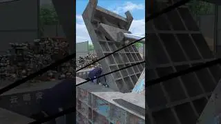 Hydraulic Press Machine Labour Accident 😰 #shorts #3danimation