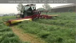 Valtra met Fella SM 991 TL-KC + SM 310 FZ-KC