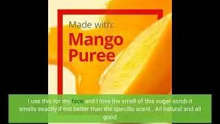 Tree Hut Shea Sugar Scrub Tropical Mango, 18oz, Ultra Hydrating and Exfoliating Scrub for Nouri...