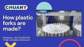 How plastic forks are made? plastic cutlery production line