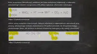 Wskaż wzory związk&oacute;w chemicznych, kt&oacute;rych utlenienie w odpowiednich warunkach przy pomocy...