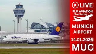 🔴 LIVE MUNICH AIRPORT ABEND EVENING PLANE SPOTTING LIVESTREAM