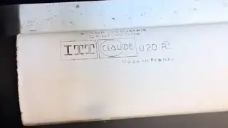 OLD FLUORESCENT TUBE - ITT CLAUDE 20w cool White mode in France 