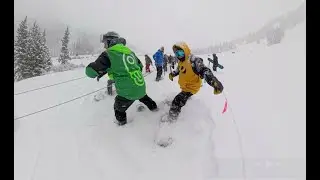 No! 2nd Chair Nightmare at Arapahoe Basin! ❄️ Best Powder Day of the Year & failed 1st chair mission