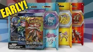 NEW EARLY LEGENDARY BEASTS PIN BLISTER PACKS! Pokemon Card Opening