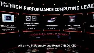 CES 2022 AMD CPU GPU Product Timeline, TSMC 5nm