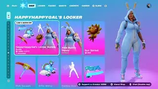 Happy happy gal has her own locker bundle?!?! ￼￼Fortnite item shop refresh /Fortnite (part 975)