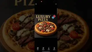 Your luxury Domino's Pizza is ready #create with chat GPT#