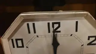 HAC art deco westminster chime wall clock 