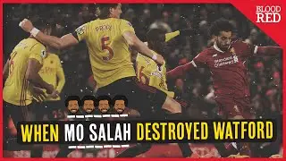 Five Years Since Mohamed Salah Destroyed Watford In Stunning Debut Liverpool Season | ON THIS DAY