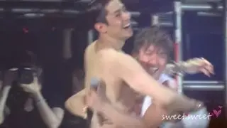 130707 Shinhwa Taiwan concert - Eric & hyesung 에릭 & 혜성 ending focus #eric mun