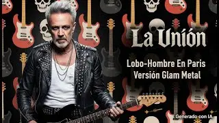 La Uni&oacute;n &ndash; Lobo Hombre en Par&iacute;s | Cover IA Glam Metal ochentero