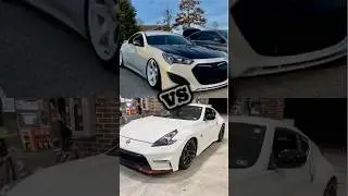 Who&rsquo;s faster? 370Z or Genesis Coupe #370z #genesiscoupe #b58 #m340i #bmw540i #fyp #bmw440i