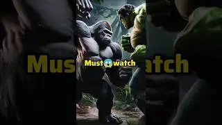 🤔What If Hulk Turned Into a Gorilla?AI Fusion Lab #shorts#hybrid
