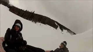 Tubing on Copper Mountain in Colorado Back in February of 2013.