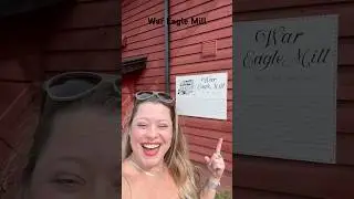 October 10, 2024 War Eagle Mill Water Wheel is so Huge #food #foodie #watermill #organic #shorts