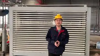 Hollow core veneer press dryer for plywood production line