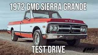 Тест-драйв GMC Sierra Grande 1972 года выпуска - двигатель 350, коробка передач 200R4, кондиционер.