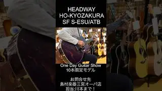 【Sold out】HEADWAY HO-KYOZAKURA SF S-ESU/ATB #guitar #unboxing #開封動画 #弾いてみた #headway #ディバイザーワンデイ