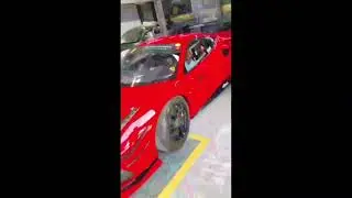 Ferrari Denting and Painting Work at Imperial Zone Auto Care LLC Dubai