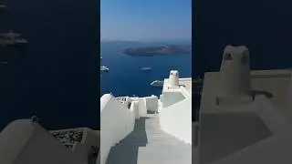 Santorini Caldera View 😍 #santorini #greece #travel