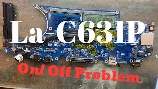 Dell Latitude E5470 || La-C631P Rev 1.0 || On / Off Problem, 5v Section Shooting. #repair #dell .