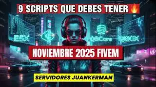 9 Scripts que tu servidor FiveM debe tener en Noviembre 2025 (ESX / QBCore / QBOX)