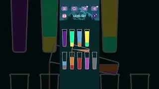 Level 591 Solution. Water sort puzzle. (Guru puzzle games)